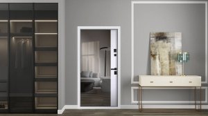 Входная дверь Конструктор с зеркалом и механическим замком. Завод АСД. Видеообзор