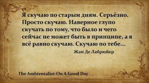 The Ambientalist-On A Good Day