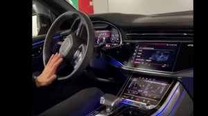 Опция комфортной контурной подсветки AUDI Q8 VAG-UPGRADE.RU