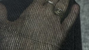 36-11723 Тонкий вязаный трикотаж, чёрного цвета