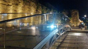 Путешествие по г Дербент, мы в парке, стеклянный мост, крепостные стены