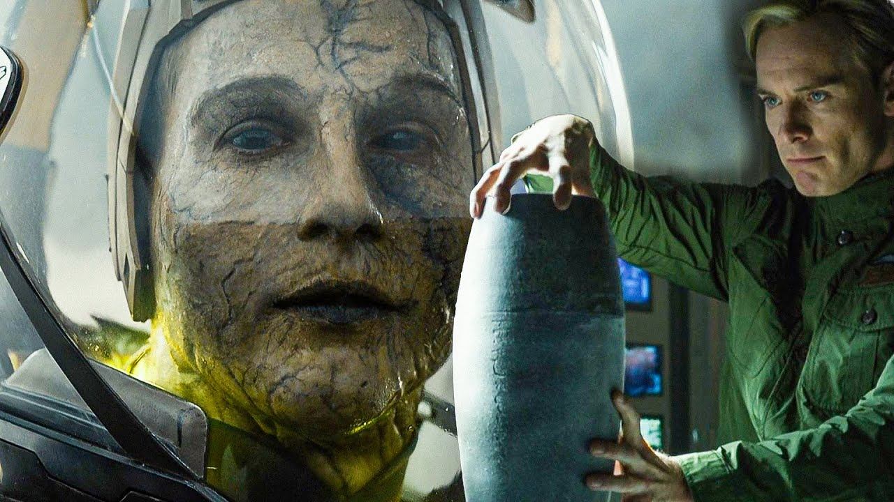 Черная жижа в Прометее - Что это такое и Как она работает? #чужой #прометей #завет смотреть онлайн