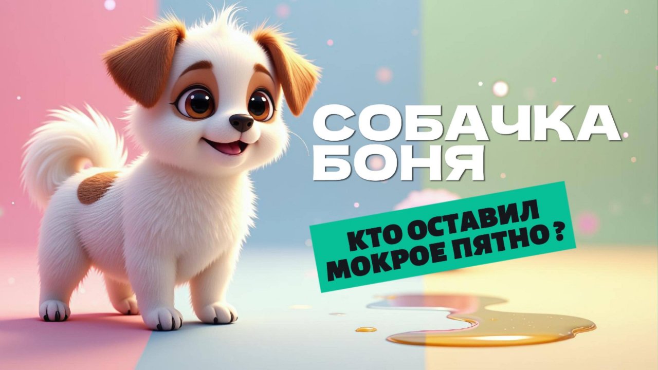 ✨🐶 Собачка Боня. Кто оставил мокрое пятно? 🐾💦