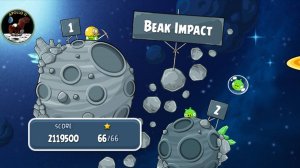 Angry Birds Space. BEAK IMPACT (уровень 37) 3 stars. Прохождение от SAFa