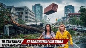 Новости Сегодня 16.09.2025 - ЧП, Катаклизмы, События Дня: США Торнадо Китай Шторм Европа Наводнение