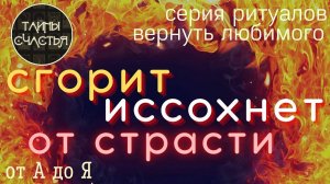 ПРИСУШКА ОГОНЬ будет ПЫЛАТЬ ⏩ Верни Любимого от А до Я 👁️ ПРОСТО СМОТРИ 👁️ ритуал Тайны счастья