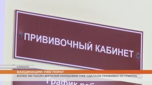 Более 150 тысяч жителей Мордовии уже сделали прививку от гриппа