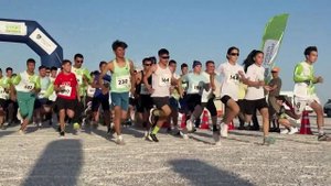 🏃♂️🏜На дне высохшего Арала прошёл международный экологический марафон