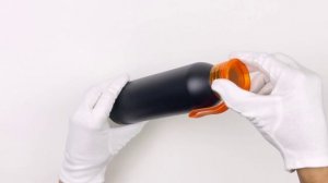 Бутылка для воды VIKING BLACK 650мл., Черная с оранжевой крышкой 6142.05