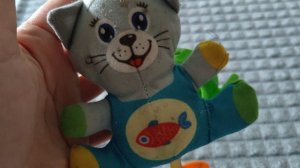 игрушка погремушка в форме котика для малышей
