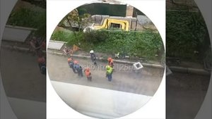 Иностранные рабочие нового музейного комплекса на Орлиной сопке устраивают уличные бои !!!