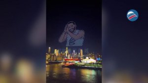 Шоу дронов, которое запомнится надолго: захватывающее зрелище в Китае