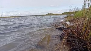 озеро Большие Аллаки (стереозвук волны)