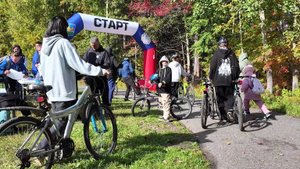 В Пыть-Яхе прошла межмуниципальная велоэстафета в честь Дня трезвости