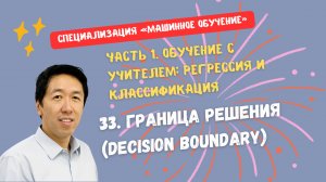 33.Граница решения (decision boundary)