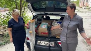 В Центральную городскую больницу № 16 Донецка доставили гумпомощь от волонтеров Подмосковья