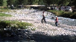 Начало подъема к Софийским водопадам