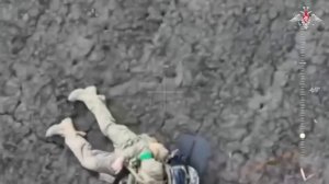 Поражение расчета БПЛА противника