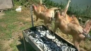 Как Приготовить КОЗЛЁНКА на ВЕРТЕЛЕ How to Cook a GOAT on a SPIT Full-HDmp4