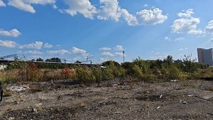 Вынос в натуру тахеометром 200 метров канализации на пустыре за Рижским вокзалом