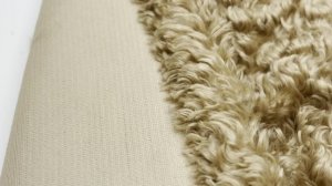 16–11716 Искусственный мех "Тиградо", бежевого цвета