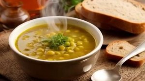 ГОРОХОВЫЙ СУП И РЖАНОЙ ХЛЕБ