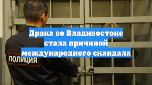Драка во Владивостоке стала причиной международного скандала