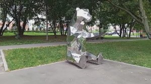 Нагатинская набережная. Осень в Москве.