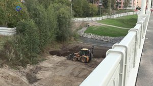 Лобановский мост в центре Петрозаводска готов более чем на 90%