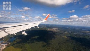 Полет из Красноярска (Емельяново) в Москву (Шереметьево). Часть 2 - Посадка.