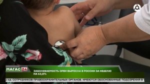 Заболеваемость ОРВИ выросла в России за неделю на 63, 8 %