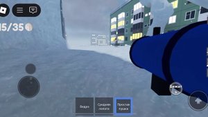 Слепил снеговиков в ROBLOX!!!