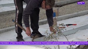 Возведение сквера на Серебрянке идет с опережением сроков
