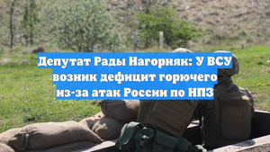 Депутат Рады Нагорняк: У ВСУ возник дефицит горючего из-за атак России по НПЗ