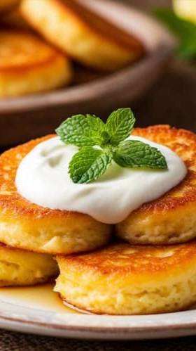 Сырники с манкой на сковороде