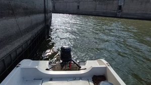 Шлюзование через плотину ГЭС! 3 сентября 2025г.!