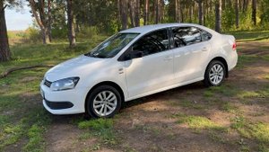 Поло 2013 год Белый АКПП