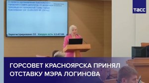 Горсовет Красноярска принял отставку мэра Логинова