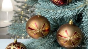 Набор ёлочных шаров ЯРКАЯ ФАНТАЗИЯ, пластик, 8 см, 6 шт., 1000631