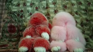 Обзор на Брелок-Кролик из натурального меха (Часть 2)