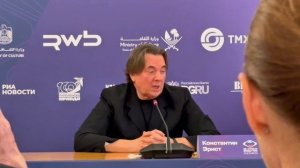 Константин Эрнст на пресс-конференции, посвященной конкурсу «Интервидение»