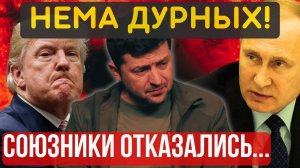 РЕЗКИЙ ОТКАЗ!... Союзники дали заднюю... КИЕВ в ПАНИКЕ!...