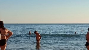 Предпоследний вечер в Джубге на пляже.