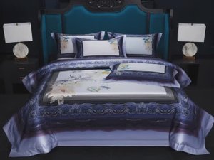 Комплект постельного белья в стиле Hermes «Цветочный орнамент»