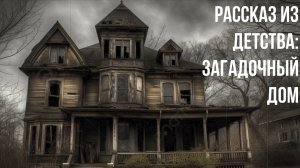 РАСКАЗ ИЗ ДЕТСТВА. ЗАГАДОЧНЫЙ ДОМ.
