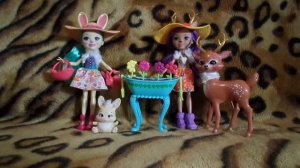 Обзор на Куколок*Энчантималс*Флаффи Банни и Данесса Деер-Enchantimals*Danessa Deer & Fluffy Bunny
