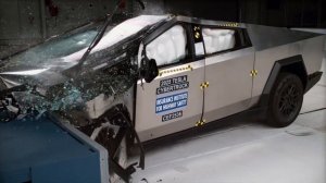 Краш-тест Tesla Cyber truck 2025