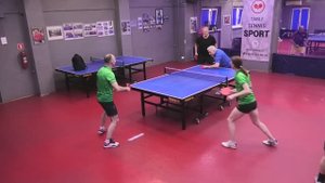 отбор Холодилин/Попков (974) - Далида/Кузнецова (967) настольный теннис 14.09 Парный турнир СПб