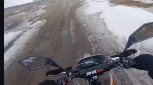 Купил питбайк JHL SX 175 ! катаюсь на новом мотике , обкатываю его . 1 часть