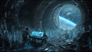 The Lunar Archive’s Last Echo 🌑📚2-Hour Cyber-Archaeology Ambience ｜ Crystal Data Soundscape